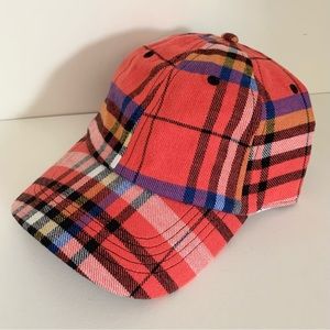 Hold Cotton plaid cap hat